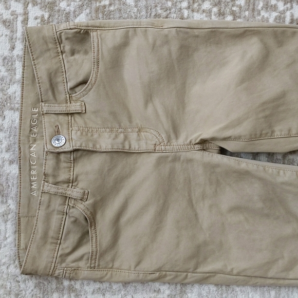 American Eagle Hi-Rise Jegging Super Stretch Jeans 0 Brown Tan - Picture 6 of 15